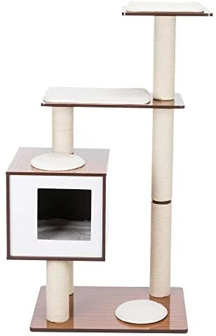 Mia's Pet Supply Trixie Avoca Wooden Cat Scratching Tree - Durable Cat Toy for Indoor Cats 1 Mia's Pet Supply Trixie Pet Products 44562 Avoca Wooden Cat Scratching Tree