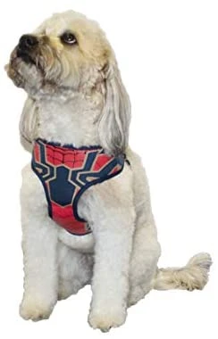 Marvel Comics Spiderman Superhero Dog Harness for Small & Medium Dogs - Mia's Pet Supply 3 Mia's Pet Supply Marvel Comics For Dogs Spiderman Superhero Dog Harness