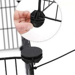 Tespo Pet Playpen - Portable Metal Wire Small Animal Cage for Indoor Use by Mia's Pet Supply 16 Mia's Pet Supply : Tespo Pet Playpen, Small Animal Cage Indoor Portable Metal Wire Yd Fence