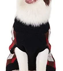Mia's Pet Supply Plaid Dog Sweater