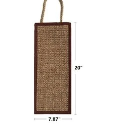 Mia's Pet Supply Cat Toys Natural Sisal Rope Covered Door Cat Scratching Mat