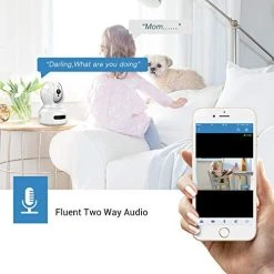 Mia's Pet Supply Training VISON WiFi Pet Camera, Full HD1080P Dog Camera,