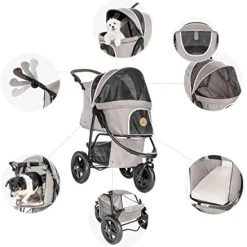 Mia's Pet Supply Hauck TOGfit Pet Roadster - Luxury Pet Stroller