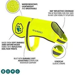 Mia's Pet Supply Apparel Pet & Protect Premium Dog Reflective Vest