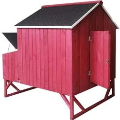 Mia's Pet Supply Chicken Coop Cages Omitree Deluxe Large Backyard Wood Chicken Coop Hen House 4-8 Chickens