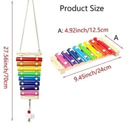 Mia's Pet Supply Chicken Coop Cages Vehomy Chicken Xylophone Toy For Hens