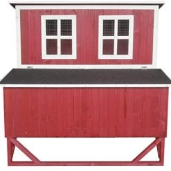 Mia's Pet Supply Omitree Large Wood Backyard Chicken Coop Hen House 4-8 Chickens