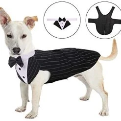 Mia's Pet Supply Formal Dog Tuxedo For Medium Large Dogs,