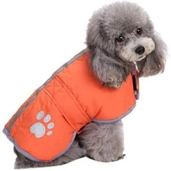 Mia's Pet Supply Loft Reversible Winter Fleece Pet Vest Waterproof Dog Jacket Apparel