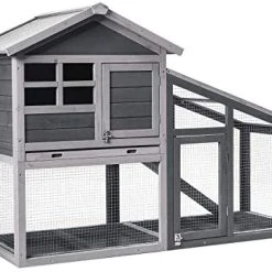Mia's Pet Supply Tangkula Large Chicken Coop With Ventilation Door, Removable Tray, Ramp