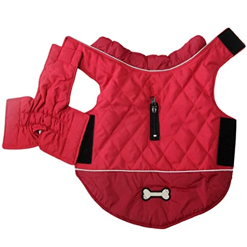 Mia's Pet Supply Reversible Dog Coats for Small Dogs - Waterproof, Warm, Cotton Apparel 8 Mia's Pet Supply Reversible Dog Coats For Small Dogs Waterproof Warm Cotton Apparel