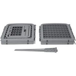 Mia's Pet Supply Plastic Pet Pen Fence Enclosure With Gate - Houses, Pens & Crates