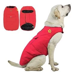 Mia's Pet Supply Doggiekit Dog Cold Weather Costs, Reversible Waterproof Warm Dogs Jacket