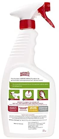 Nature's Miracle Cage Cleaner 24 Fl Oz - Small Animal Formula | Rabbit & Small Pet Accessories 2 Mia's Pet Supply Nature's Miracle Cage Cleaner 24 Fl Oz, Small Animal Formula,