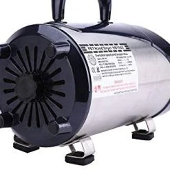 Mia's Pet Supply NBF Stepless Adjustable Speed Pet Hair Force Dryer Dog Professional Grooming Blower With Heater 3.2HP (Black) : Pet Supplies Hygiene