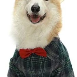 Mia's Pet Supply Fitwarm Cotton Plaid Dog Shirts For Pet Clothes Apparel