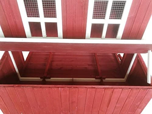 Mia's Pet Supply Omitree Large Wooden Chicken Coop for 4-8 Chickens - Durable Backyard Hen House 7 Mia's Pet Supply Omitree Large Wood Backyard Chicken Coop Hen House 4-8 Chickens