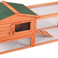 Mia's Pet Supply Tangkula Chicken Coop Outdoor Wooden Chicken Coop Garden Backyard Farm Bunny