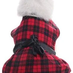 Mia's Pet Supply Plaid Fleece Dog Jacket for Large Dogs - Cozy & Stylish Apparel 14 Mia's Pet Supply Apparel Plaid Fleece Dress Dog Jacket For Large Dogs