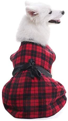Mia's Pet Supply Plaid Fleece Dog Jacket for Large Dogs - Cozy & Stylish Apparel 6 Mia's Pet Supply Apparel Plaid Fleece Dress Dog Jacket For Large Dogs
