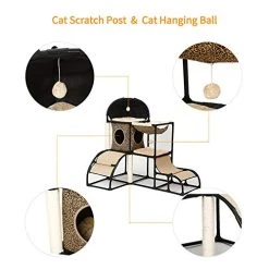 Mia's Pet Supply Cat Tree for Large Cats - Super Stable Cat Furniture with Scratching Posts & Perches 20 Mia's Pet Supply Cat Tree For Large Cats Super Stable Cat Furniture