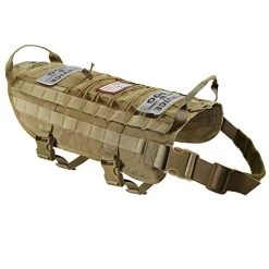 Mia's Pet Supply Tactical Dog Vest Harness & Leash Set - Durable, Adjustable, Reflective for Safety 23 Mia's Pet Supply Leashes And Harness Tactical Service Dog Vest Harness