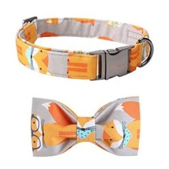 Mia's Pet Supply Pet Soft & Comfy Bowtie Dog And Cat Collar
