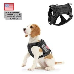 Mia's Pet Supply Tactical Dog Vest Harness & Leash Set - Durable, Adjustable, Reflective for Safety 25 Mia's Pet Supply Leashes And Harness Tactical Service Dog Vest Harness