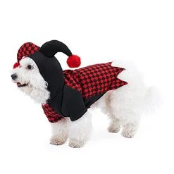 Mia's Pet Supply CozyCabin Dog Halloween Costume, Harley Quinn Cute Dog Costume For Halloween