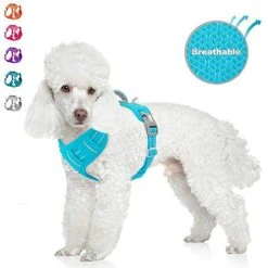 Mia's Pet Supply No Pull Dog Harness Front Clip Heavy Duty Reflective Easy Control Handle For Large Dog Leashes And Harness