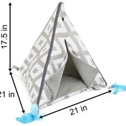 Mia's Pet Supply Kitty City Small Teepee & Feather Toy - Interactive Cat Toys for Indoor Cats 11 Mia's Pet Supply Kitty City Small Teepee And Feather Toy, Cat Toys