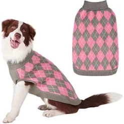 Mia's Pet Supply Plaid Dog Sweater