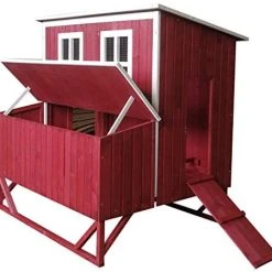 Mia's Pet Supply Omitree Large Wooden Chicken Coop for 4-8 Chickens - Durable Backyard Hen House 13 Mia's Pet Supply Omitree Large Wood Backyard Chicken Coop Hen House 4-8 Chickens