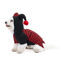 Mia's Pet Supply CozyCabin Dog Halloween Costume, Harley Quinn Cute Dog Costume For Halloween
