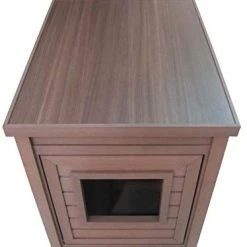 Mia's Pet Supply EcoFlex Litter Box Cover/End Table, Russet, Standard