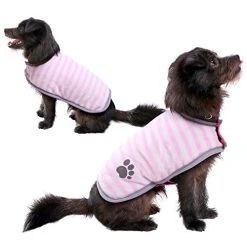 Mia's Pet Supply Loft Reversible Winter Fleece Pet Vest Waterproof Dog Jacket Apparel