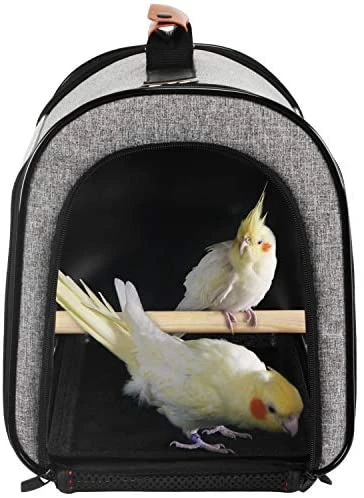 Mia's Pet Supply X-ZONE Portable Pet Bird Parrot Carrier - Transparent, Breathable Travel Cage for Cats & Dogs 3 Mia's Pet Supply X-ZONE Portable Pet Bird Parrot Carrier Transparent Breathable Travel Cage