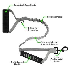 Mia's Pet Supply Tactical Dog Harness Bundle - No Pull Front Clip, MOLLE Vest, Leash & Bag - Peanut Brown (M) 42 Mia's Pet Supply Tactical Dog Harness Bundle Includes Tactical Leash & Tactical Bag. Working Dog MOLLE Vest With Handle, No Pulling Front Leash Clip, Hook & Dog Patch. (M (Neck:16