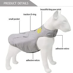 Mia's Pet Supply Doggiekit Dog Cold Weather Costs, Reversible Waterproof Warm Dogs Jacket