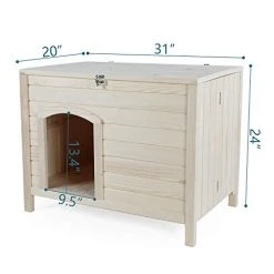 Mia's Pet Supply Petsfit Portable Wooden Dog House Houses, Pens & Crates