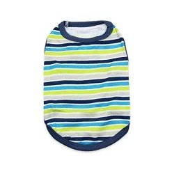 Mia's Pet Supply Dog T Shirt Pet Striped Tshirts Puppy Clothes For Small Dogs