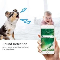 Mia's Pet Supply Training VISON WiFi Pet Camera, Full HD1080P Dog Camera,