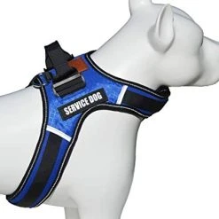 Mia's Pet Supply Reflective Dog Vest Harness - Woven Nylon & Neoprene Handle | ALBCORP Service 18 Mia's Pet Supply Leashes And Harness ALBCORP Service Dog Vest Harness - Reflective - Woven Nylon, Neoprene Handle