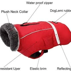Mia's Pet Supply Waterproof Windproof Dog Cold Coats-Warm Dog Clothes