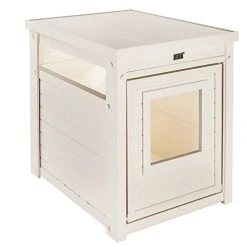 Mia's Pet Supply EcoFlex Litter Box Cover/End Table, Russet, Standard