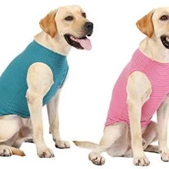 Mia's Pet Supply Apparel WEONE Dog Summer T-Shirts Striped Cotton Vest