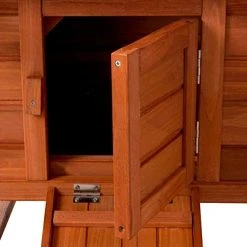 Mia's Pet Supply Tangkula Chicken Coop Outdoor Wooden Chicken Coop Garden Backyard Farm Bunny