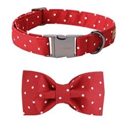 Mia's Pet Supply Pet Soft & Comfy Bowtie Dog And Cat Collar