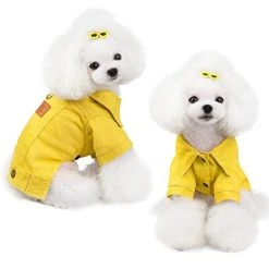 Mia's Pet Supply Vivid Dust Coat Colorful Denim Dog Jacket Apparel