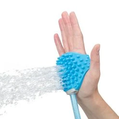 Mia's Pet Supply Aquapaw Pet Bathing Tool | Pet Shower Sprayer & Scrubber In-One,